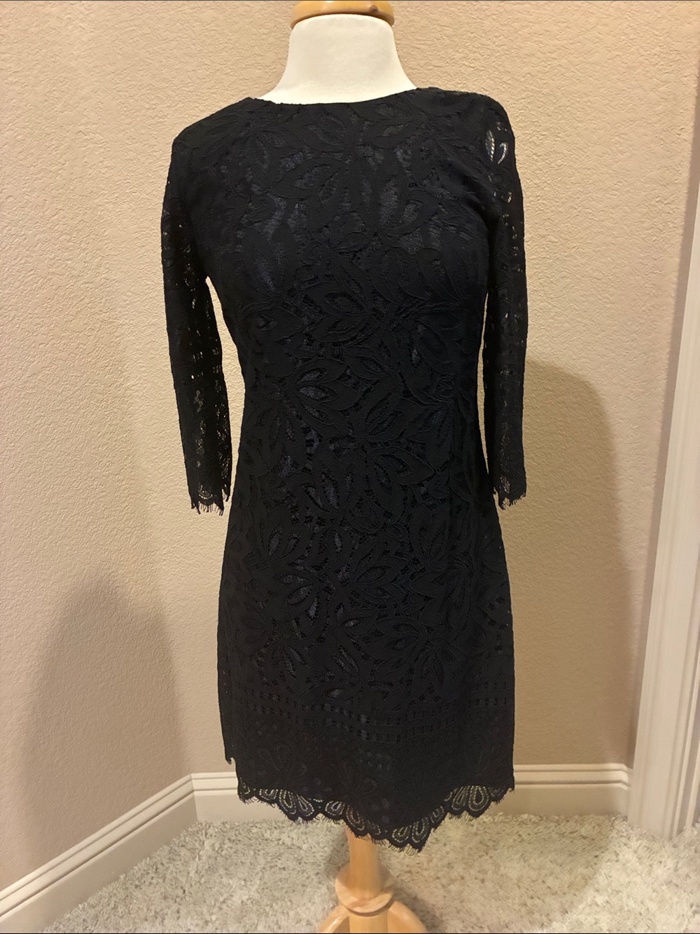 Kensie Dress Lace Black Size 8